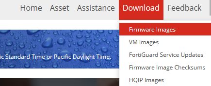 Fortinet Firmware Images